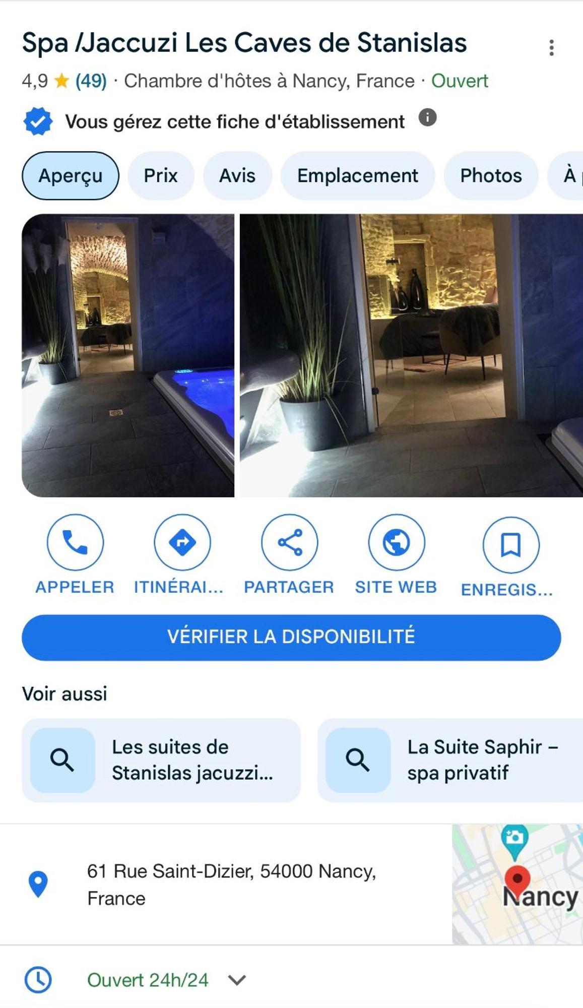 Jaccuzi & Spa Des Caves Stanislas Nancy Exterior photo